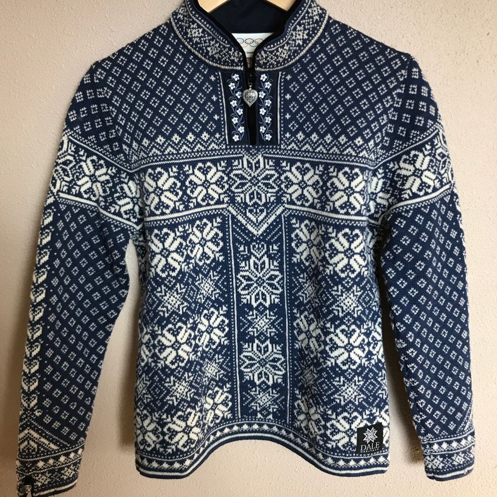 Dale of Norway Ladies (M) Navy & White